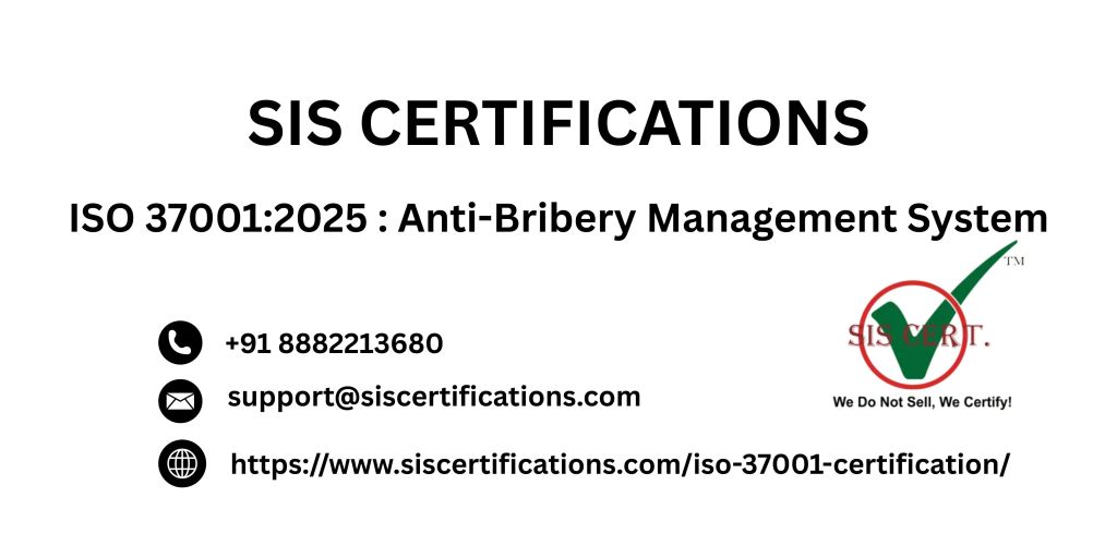 ISO 37001 Certification: Champion Ethical Practices with SIS&nbsp;Certifications
